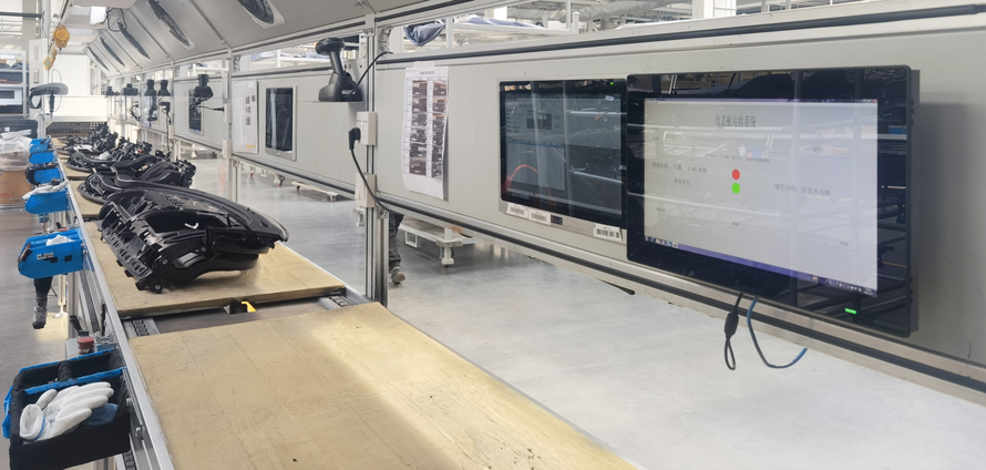 雙層倍速鏈汽車儀表臺(tái)組裝線