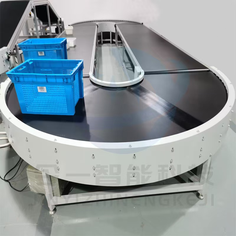 黑色皮帶轉(zhuǎn)彎機(jī)